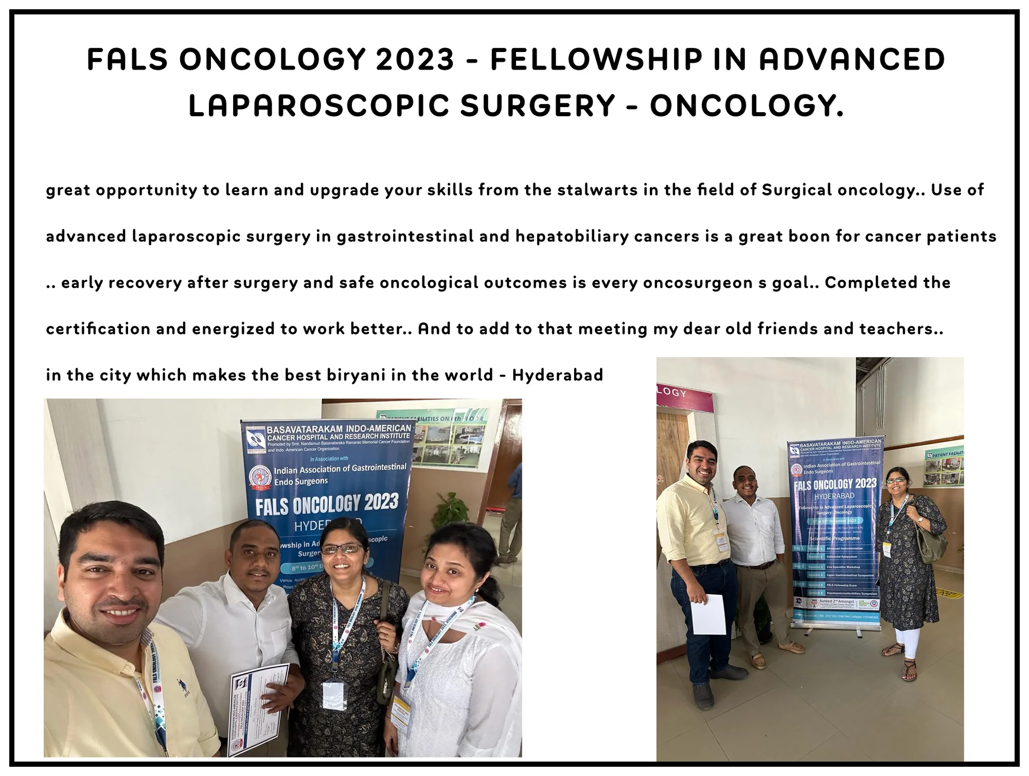 Fellowship in Laparoscopic Surgery